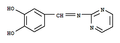 (9ci)-4-[(2-嘧啶亚氨基)甲基]-1,2-苯二醇结构式_300713-18-2结构式