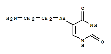 (9ci)-5-[(2-氨基乙基)氨基]-2,4(1H,3h)-嘧啶二酮结构式_300804-18-6结构式