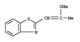 (9ci)-2-(2-甲氧基-1-丙烯基)-苯并噻唑结构式_300806-84-2结构式