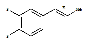 (9ci)-1,2-二氟-4-(1e)-1-丙烯基-苯结构式_301308-13-4结构式