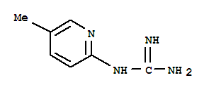 (9ci)-(5-甲基-2-吡啶)-胍结构式_301541-61-7结构式
