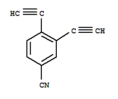 (9ci)-3,4-二乙炔-苯甲腈结构式_302346-43-6结构式