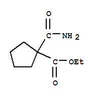 (9ci)-1-(氨基羰基)-环戊烷羧酸乙酯结构式_302555-19-7结构式