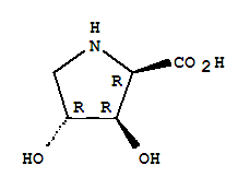 (3r,4r)-(9ci)-3,4-二羟基-D-脯氨酸结构式_302593-22-2结构式