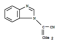 (9ci)-alpha-(1-甲基亚乙基)-1H-苯并咪唑-1-乙腈结构式_303016-19-5结构式