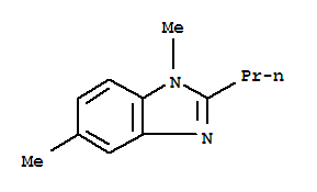 (9ci)-1,5-二甲基-2-丙基-1H-苯并咪唑结构式_303747-38-8结构式