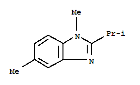 (9ci)-1,5-二甲基-2-(1-甲基乙基)-1H-苯并咪唑结构式_303747-39-9结构式
