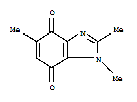 (9ci)-1,2,5-三甲基-1H-苯并咪唑-4,7-二酮结构式_303747-57-1结构式