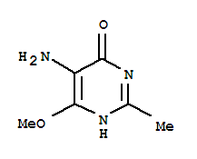 (9ci)-5-氨基-6-甲氧基-2-甲基-4(1H)-嘧啶酮结构式_304646-52-4结构式