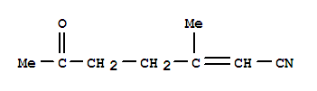 (9ci)-3-甲基-6-氧代-2-庚烯腈结构式_30502-79-5结构式