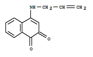 (9ci)-4-(2-丙烯基氨基)-1,2-萘二酮结构式_307330-98-9结构式