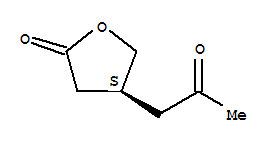 (4s)-(9ci)-二氢-4-(2-氧代丙基)-2(3H)-呋喃酮结构式_307519-50-2结构式