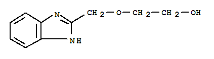 (9ci)-2-(1H-苯并咪唑-2-基甲氧基)-乙醇结构式_307931-39-1结构式