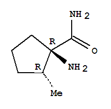 (1r,2r)-(9ci)-1-氨基-2-甲基-环戊烷羧酰胺结构式_309756-91-0结构式