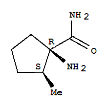 (1r,2s)-(9ci)-1-氨基-2-甲基-环戊烷羧酰胺结构式_309756-93-2结构式