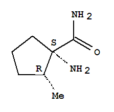 (1s,2r)-(9ci)-1-氨基-2-甲基-环戊烷羧酰胺结构式_309756-94-3结构式