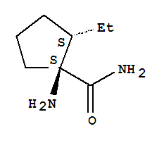 (1s,2s)-(9ci)-1-氨基-2-乙基-环戊烷羧酰胺结构式_309756-96-5结构式