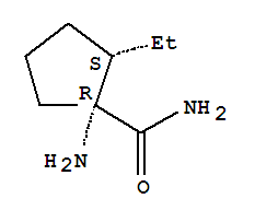 (1r,2s)-(9ci)-1-氨基-2-乙基-环戊烷羧酰胺结构式_309756-97-6结构式