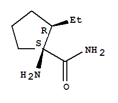 (1s,2r)-(9ci)-1-氨基-2-乙基-环戊烷羧酰胺结构式_309756-98-7结构式