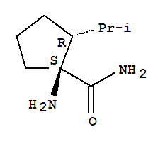 (1s,2r)-(9ci)-1-氨基-2-(1-甲基乙基)-环戊烷羧酰胺结构式_309757-00-4结构式