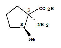 (1s,2s)-(9ci)-1-氨基-2-甲基-环戊烷羧酸结构式_309757-04-8结构式