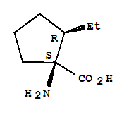 (1s,2r)-(9ci)-1-氨基-2-乙基-环戊烷羧酸结构式_309757-10-6结构式