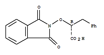 (αr)-α-[(1,3-二氢-1,3-二氧代-2H-异吲哚-2-基)氧基]-苯丙酸结构式_310404-47-8结构式