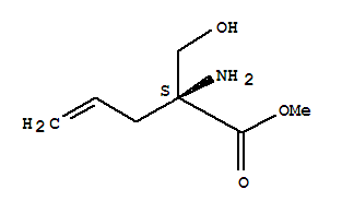 (2s)-(9ci)-2-氨基-2-(羟基甲基)-4-戊酸甲酯结构式_311345-45-6结构式