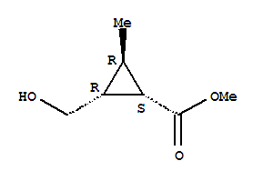 2-(羟基甲基)-3-甲基-环丙烷羧酸甲酯结构式_312910-87-5结构式