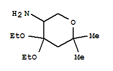(9ci)-4,4-二乙氧基四氢-6,6-二甲基-2H-吡喃-3-胺结构式_312930-66-8结构式