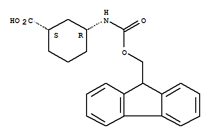 Fmoc-1,3-cis-achc-oh结构式_312965-05-2结构式