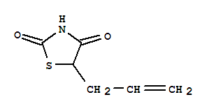 (9ci)-5-(2-丙烯基)-2,4-噻唑烷二酮结构式_313271-23-7结构式