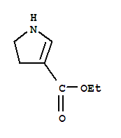 (9ci)-4,5-二氢-1H-吡咯-3-羧酸乙酯结构式_31339-55-6结构式