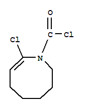 (7ci,9ci)-8-氯-3,4,5,6-四氢-1(2H)-吖辛因羰酰氯结构式_3134-62-1结构式