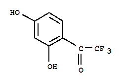 1-(2,4-二羟基苯基)-2,2,2-三氟乙酮结构式_315-44-6结构式