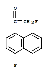 (9ci)-2-氟-1-(4-氟-1-萘)-乙酮结构式_315-99-1结构式