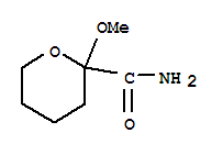 (8ci)-四氢-2-甲氧基-2H-吡喃-2-羧酰胺结构式_31518-20-4结构式