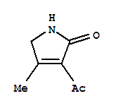 (9ci)-3-乙酰基-1,5-二氢-4-甲基-2H-吡咯-2-酮结构式_31615-76-6结构式