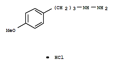 1-(3-(4-甲氧基苯基)丙基)肼结构式_316173-58-7结构式