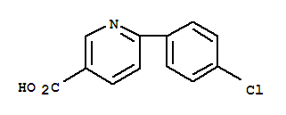 6-(4-氯苯基)烟酸结构式_31676-66-1结构式