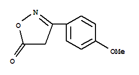 3-(4-甲氧基苯基)-5(4H)-异噁唑酮结构式_31709-47-4结构式