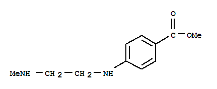 (9ci)-4-[[2-(甲基氨基)乙基]氨基]-苯甲酸甲酯结构式_317359-37-8结构式