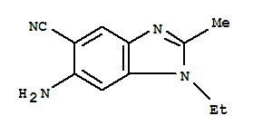5-Benzimidazolecarbonitrile,6-amino-1-ethyl-2-methyl-(7ci,8ci)Structure,3182-09-0Structure 5-Benzimidazolecarbonitrile,6-amino-1-ethyl-2-methyl-(7ci,8ci) Structure,3182-09-0Structure