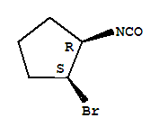 顺式-(9ci)-1-溴-2-异氰酰基-环戊烷结构式_31849-58-8结构式