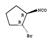 反式-(9ci)-1-溴-2-异氰酰基-环戊烷结构式_31849-59-9结构式
