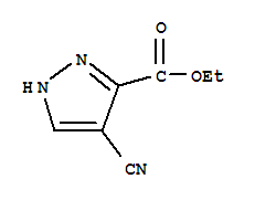 (9ci)-4-氰基-1H-吡唑-3-羧酸乙酯结构式_318497-88-0结构式