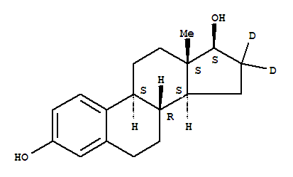 17B-雌二醇-D2结构式_3188-46-3结构式