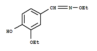 (9Ci)-3-乙氧基-4-羟基-苯甲醛,O-乙基肟结构式_318951-99-4结构式
