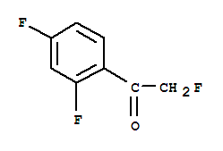 (9ci)-1-(2,4-二氟苯基)-2-氟-乙酮结构式_319-34-6结构式