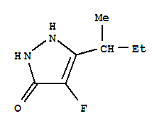 (9Ci)-4-氟-1,2-二氢-5-(1-甲基丙基)-3H-吡唑-3-酮结构式_319459-72-8结构式